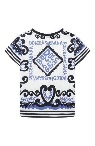 Хлопковая футболка DOLCE & GABBANA, арт. L1JTEY/G7L1B, фото 2