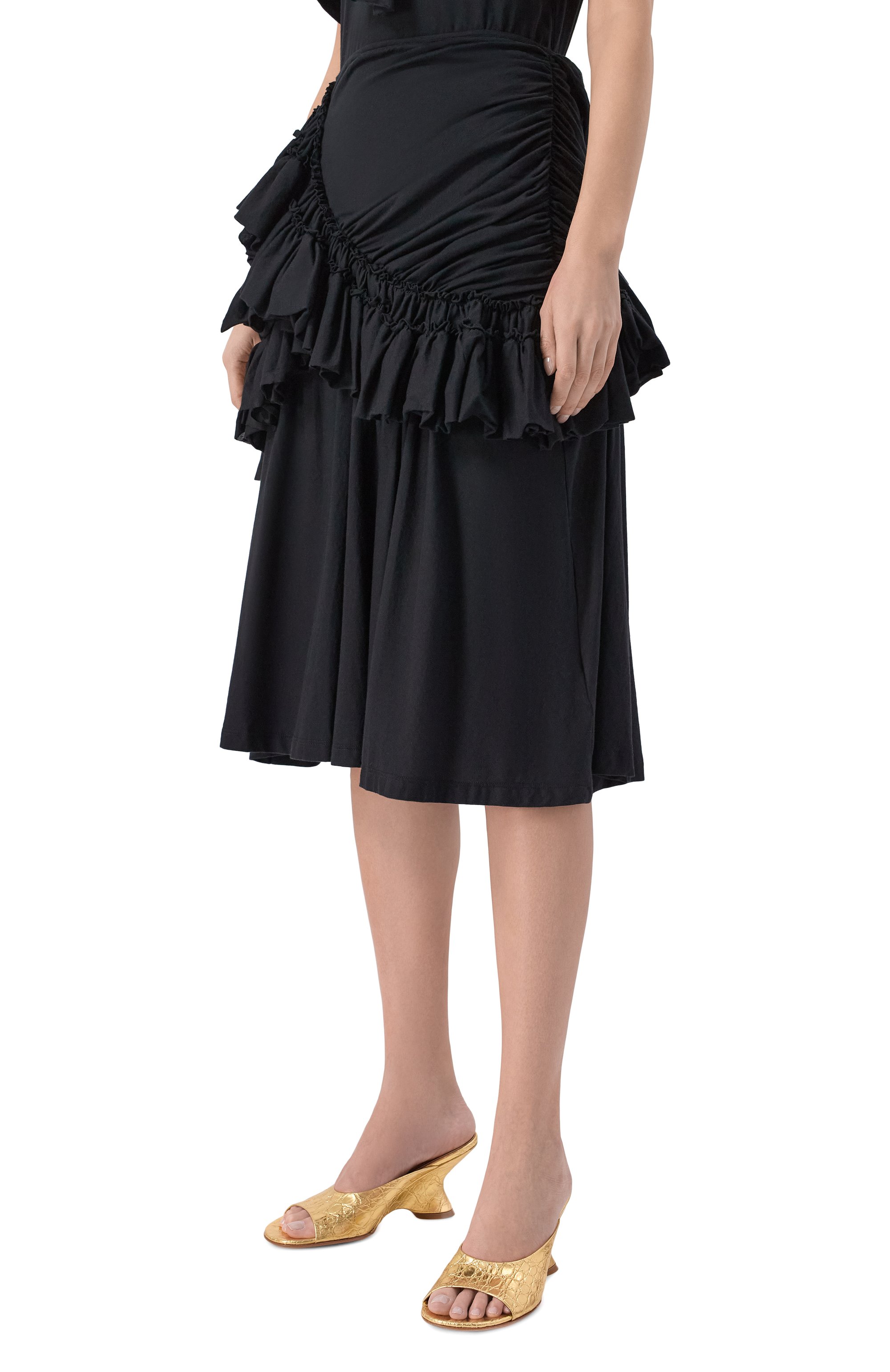 Хлопковая юбка DRIES VAN NOTEN, арт. 011145/3606, фото 3