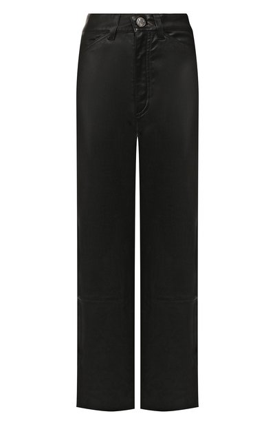 Женские кожаные брюки SPRWMN, арт. 5PK-LBF-N/5 P0CKET STRAIGHT LEG