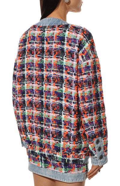 Комбинированный жакет DSQUARED2, арт. S75AM0889/S54400, фото 4