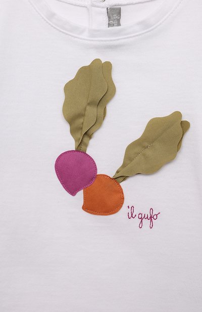 Комплект из футболки и шорт IL GUFO розового цвета по цене 10550 руб., арт. P22DP382C4083/3M-9M, фото 4 Комплект из футболки и шорт IL GUFO, арт. P22DP382C4083/3M-9M, фото 4