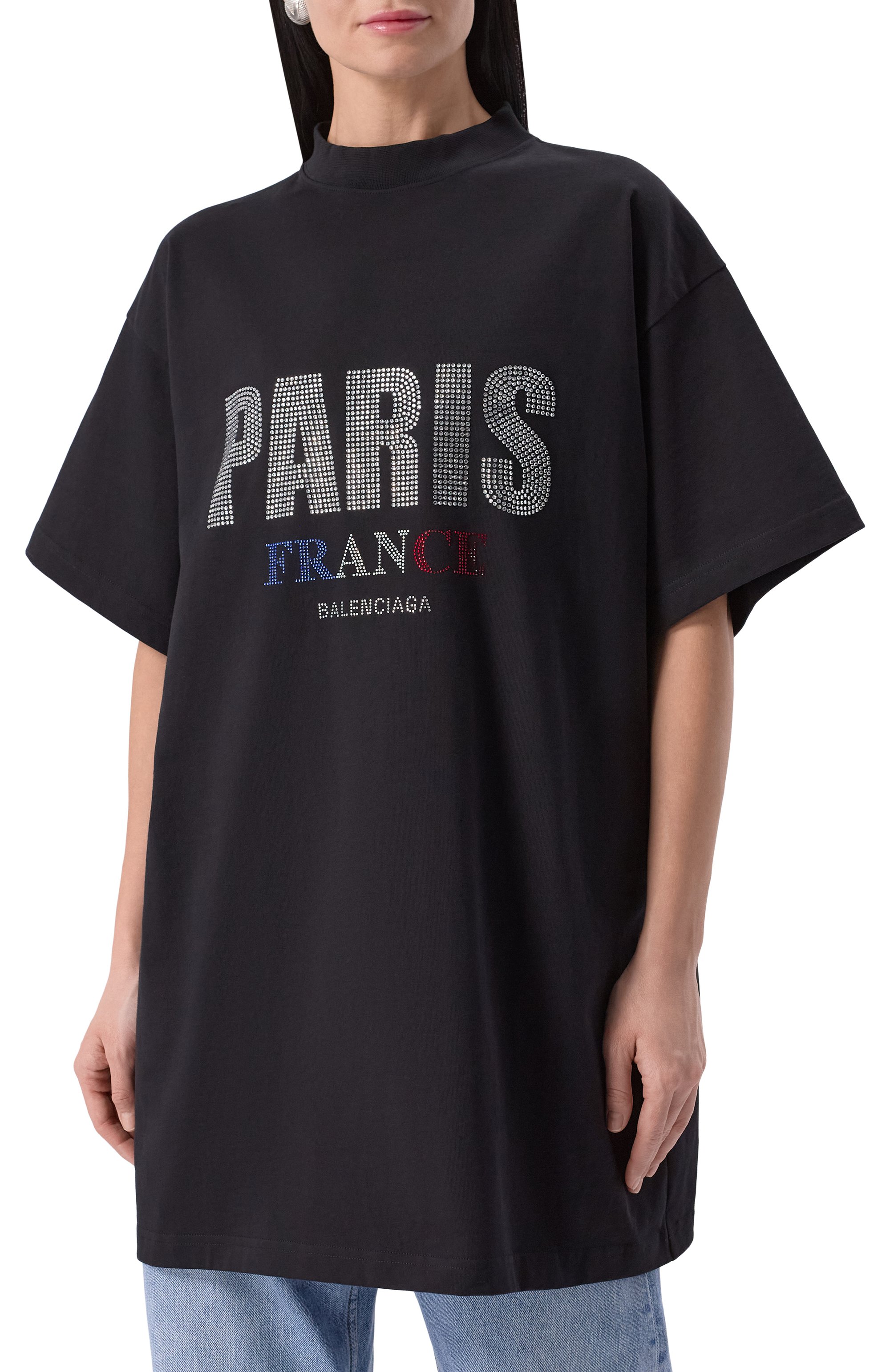 Хлопковая футболка BALENCIAGA, арт. 787349/TRVL5, фото 7