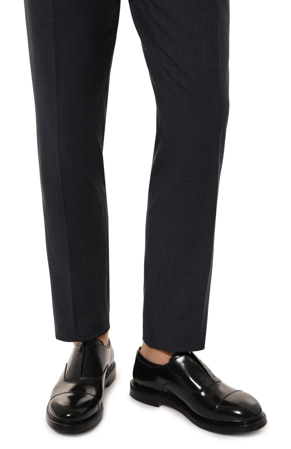 Кожаные оксфорды PREMIATA черного цвета по цене 63900 руб., арт. PREMI605/TRENDY, фото 3 Кожаные оксфорды PREMIATA, арт. PREMI605/TRENDY, фото 3