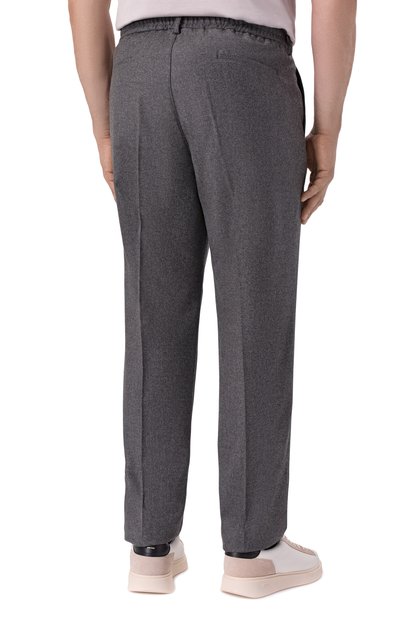 Брюки из шерсти и кашемира CAPOBIANCO, арт. 19M808.FA00./58, фото 4