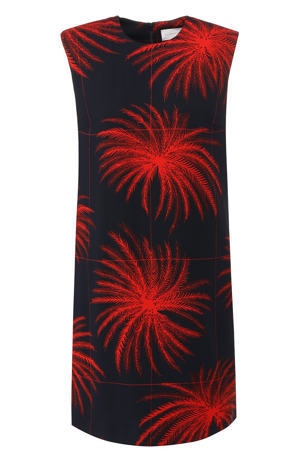 Платье из вискозы VICTORIA, VICTORIA BECKHAM, арт. DRVV 599 PSS19 PRINTED HEAVY CREPE, фото 1