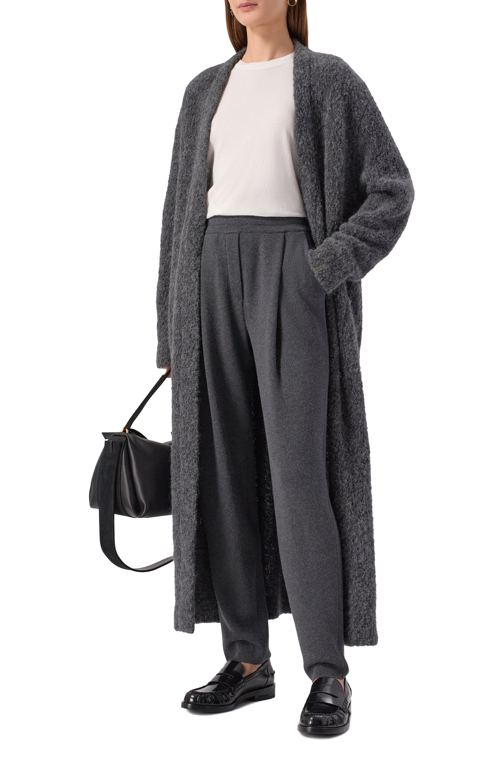 Брюки из шелка и кашемира FREEAGE, арт. W26.PT122.6030.991, фото 2