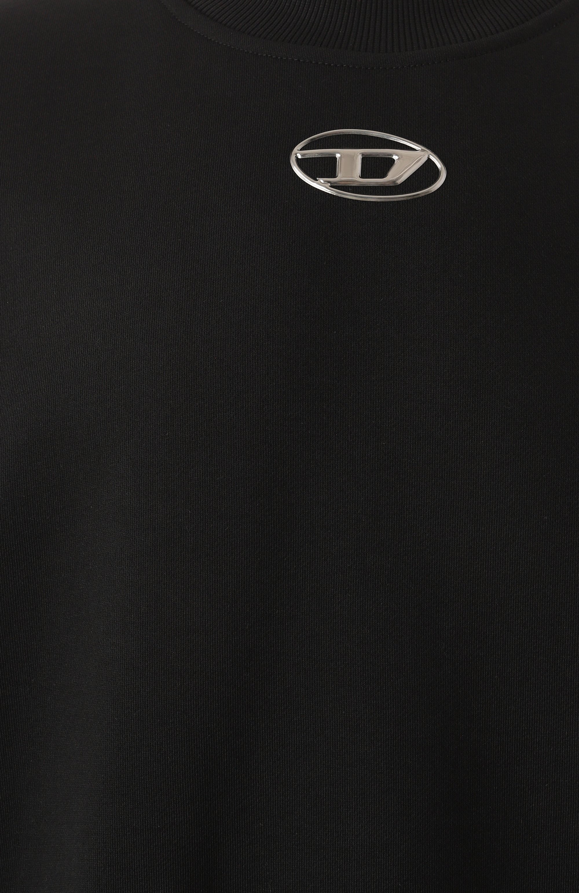 Хлопковый свитшот DIESEL черного цвета по цене 16300 руб., арт. A11580/0BMBJ, фото 6 Хлопковый свитшот DIESEL, арт. A11580/0BMBJ, фото 6