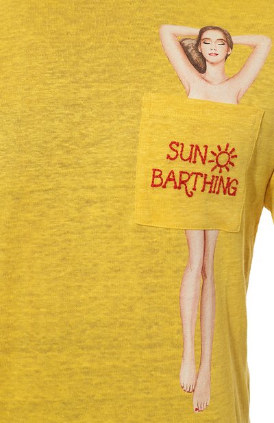 Льняная футболка MC2 SAINT BARTH, арт. STBM ECSTASEA/ECS0001/02925B, фото 5