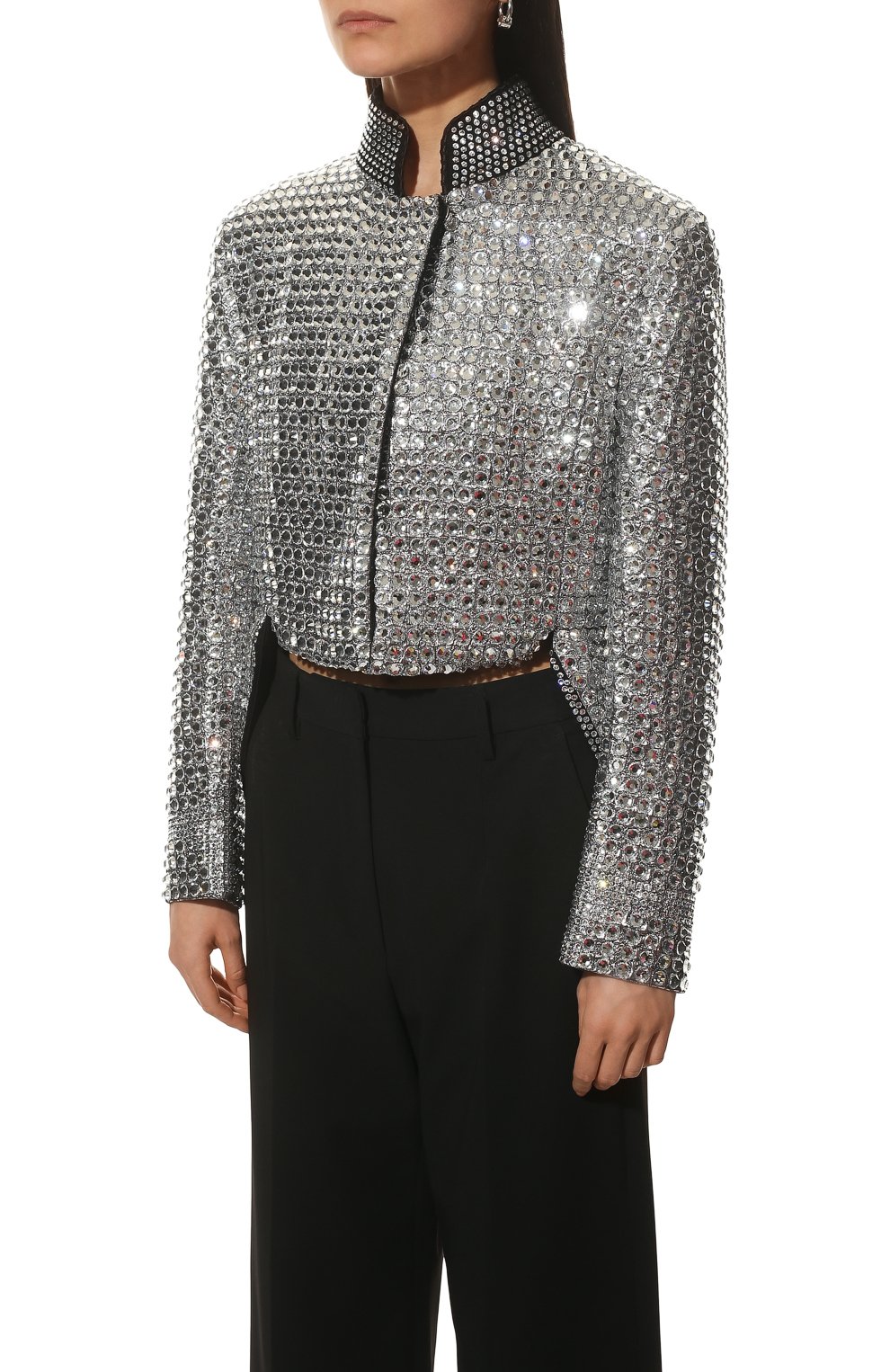 Жакет с отделкой стразами DOLCE & GABBANA, арт. F29NAZ/GD71T, фото 3