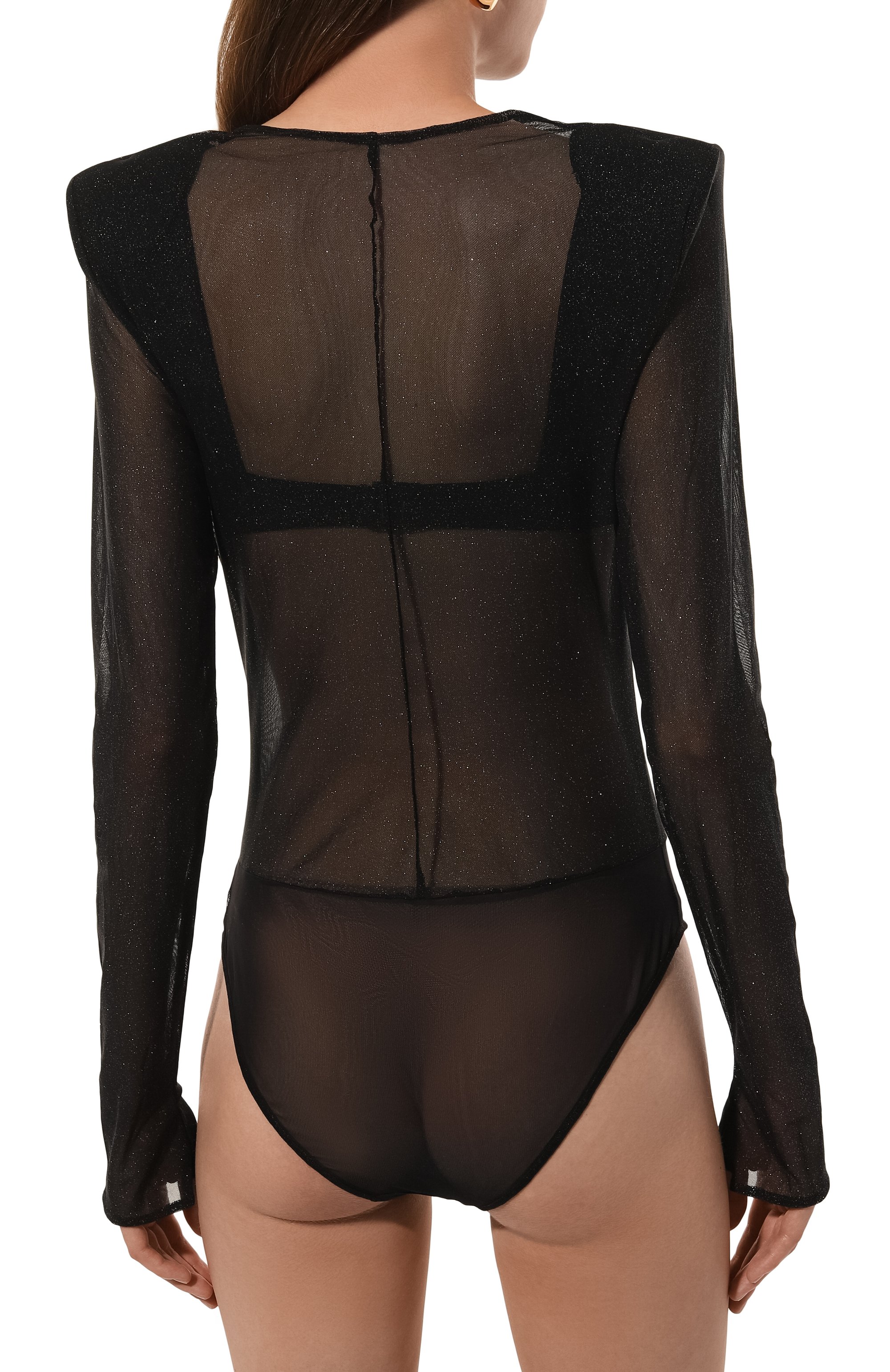 Боди UNDRESS CODE черного цвета по цене 17550 руб., арт. SPARKLY AURA B0DYSUIT, фото 4 Боди UNDRESS CODE, арт. SPARKLY AURA B0DYSUIT, фото 4