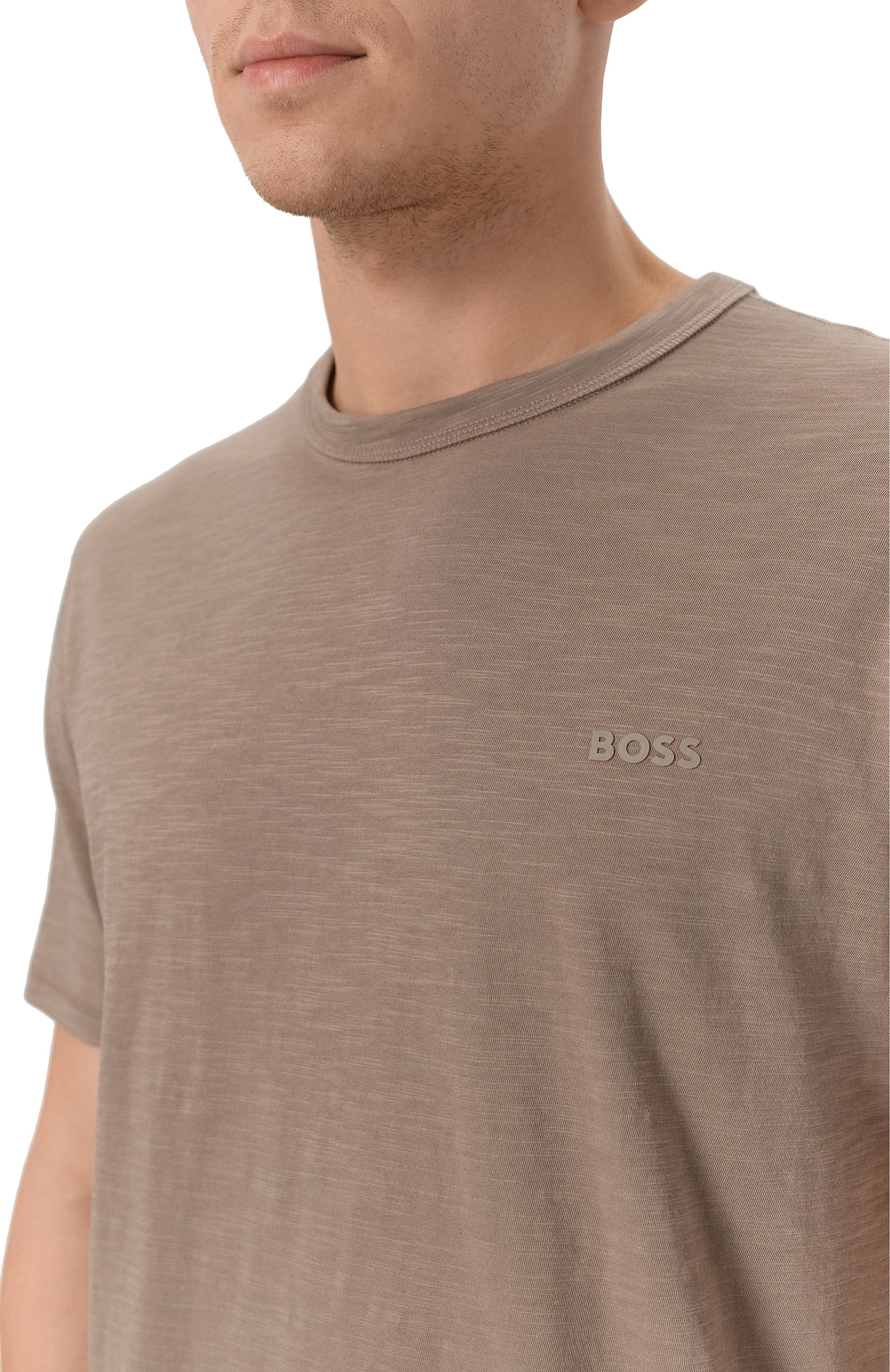 Хлопковая футболка BOSS ORANGE, арт. 50508243, фото 5