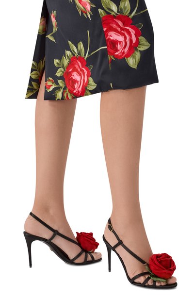 Атласные босоножки keira 90 DOLCE & GABBANA, арт. CR2029/A0620, фото 2