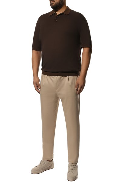 Хлопковые брюки EDUARD DRESSLER, арт. 250138/53W28, фото 2