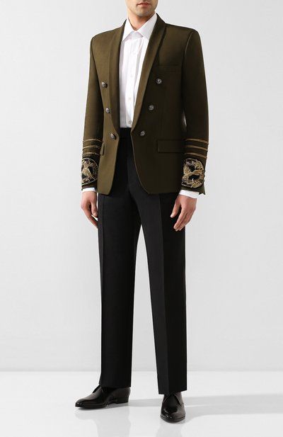 Хлопковый пиджак BALMAIN, арт. TH17139/C118, фото 2