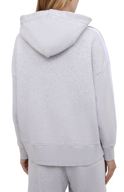 Хлопковое худи PALM ANGELS светло-серого цвета по цене 46100 руб., арт. PWBB023F21FLE0010801, фото 4 Хлопковое худи PALM ANGELS, арт. PWBB023F21FLE0010801, фото 4