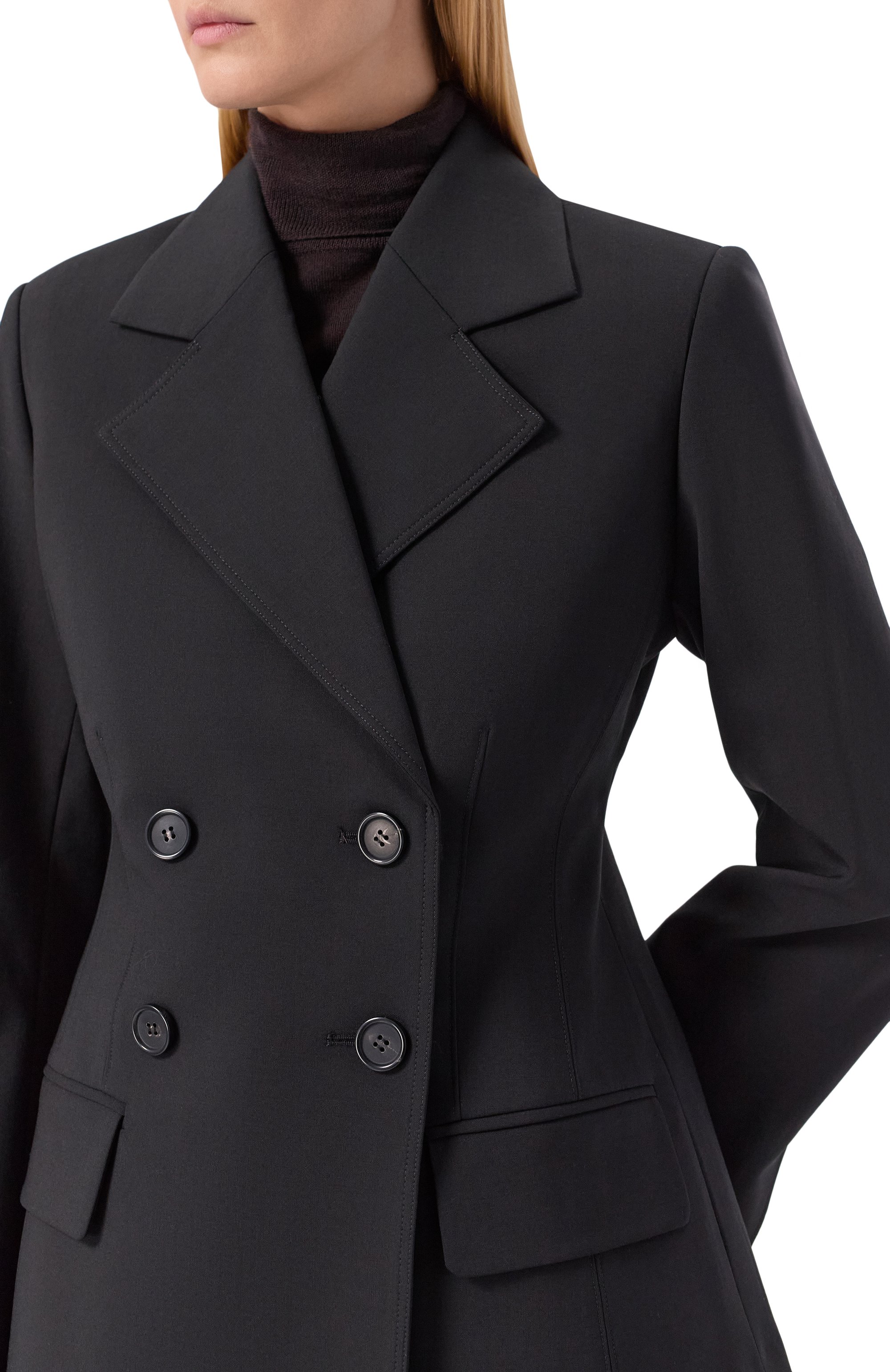 Шерстяной жакет CO черного цвета по цене 99500 руб., арт. 6440ABSW-C0RE, фото 5 Шерстяной жакет CO, арт. 6440ABSW-C0RE, фото 5