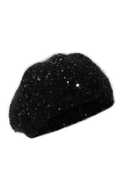 Женский берет из шерсти и шелка INVERNI, арт. 5696CM