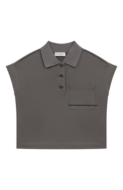 Хлопковое поло BRUNELLO CUCINELLI, арт. B0T81T074A