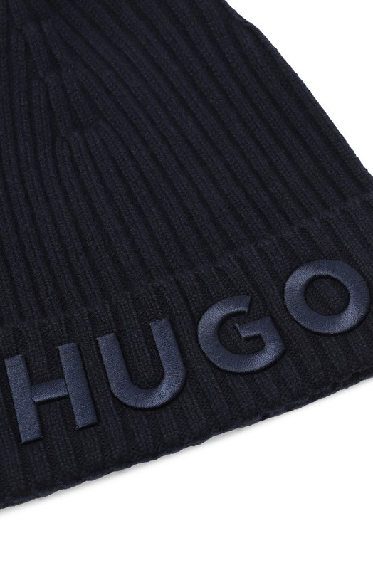 Шерстяная шапка HUGO 50527804 Синий  50527804 Фото 3