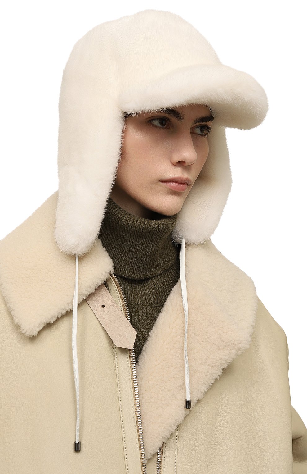 Меховая шапка-ушанка из норки VICTORIA KUSENKOVA, арт. 091700001226, фото 2