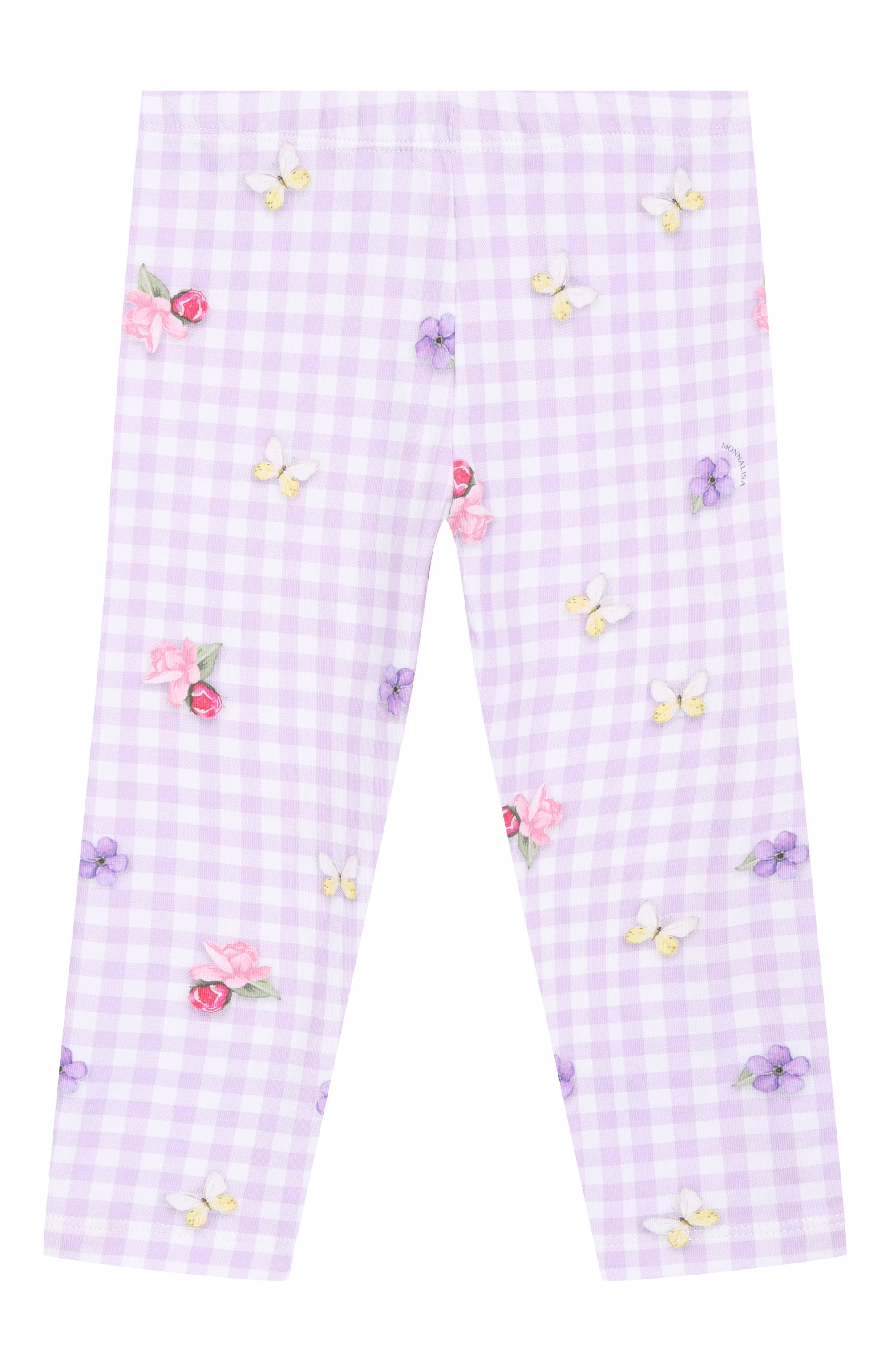 Хлопковые легинсы MONNALISA, арт. 19G418NP, фото 1