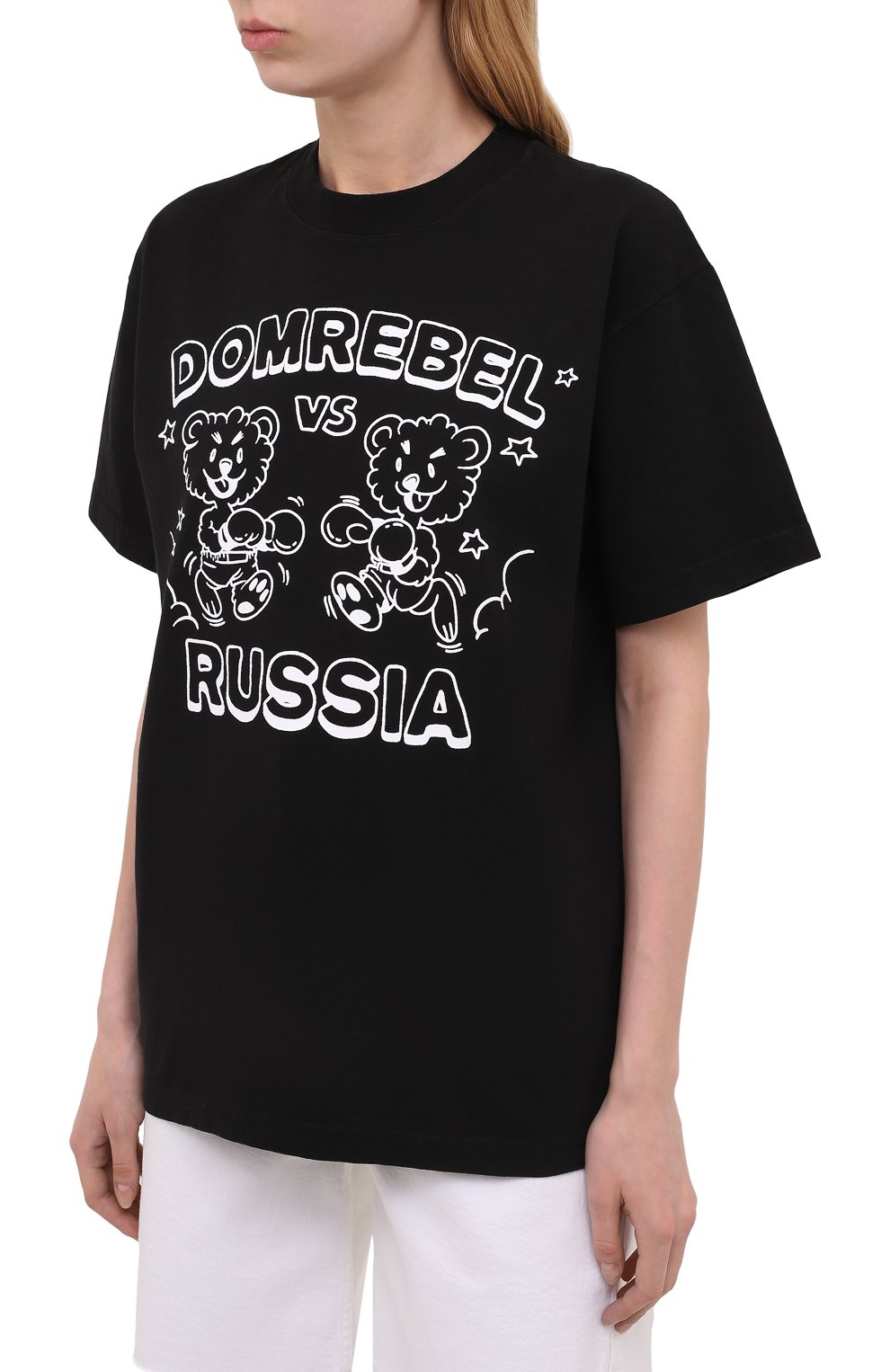 Хлопковая футболка DOMREBEL, арт. FACE-0FF/T-SHIRT, фото 3