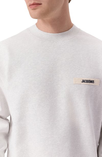 Хлопковый свитшот JACQUEMUS, арт. 24ESSM00206/AJ00126, фото 5