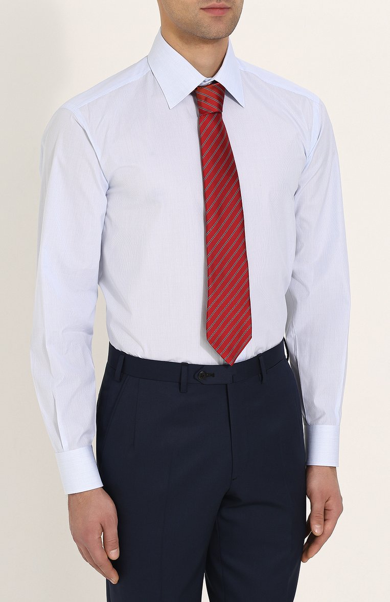 Хлопковая сорочка с воротником кент BRIONI, арт. RCL93Y/P708N, фото 4