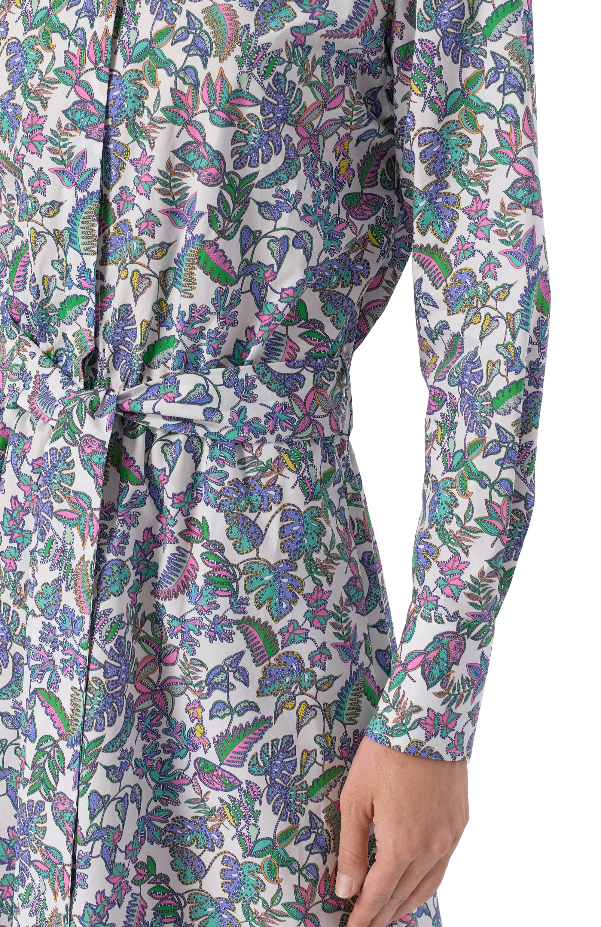 Хлопковое платье NOBLE&BRULEE синего цвета по цене 75000 руб., арт. NB106/250523/733, фото 5 Хлопковое платье NOBLE&BRULEE, арт. NB106/250523/733, фото 5