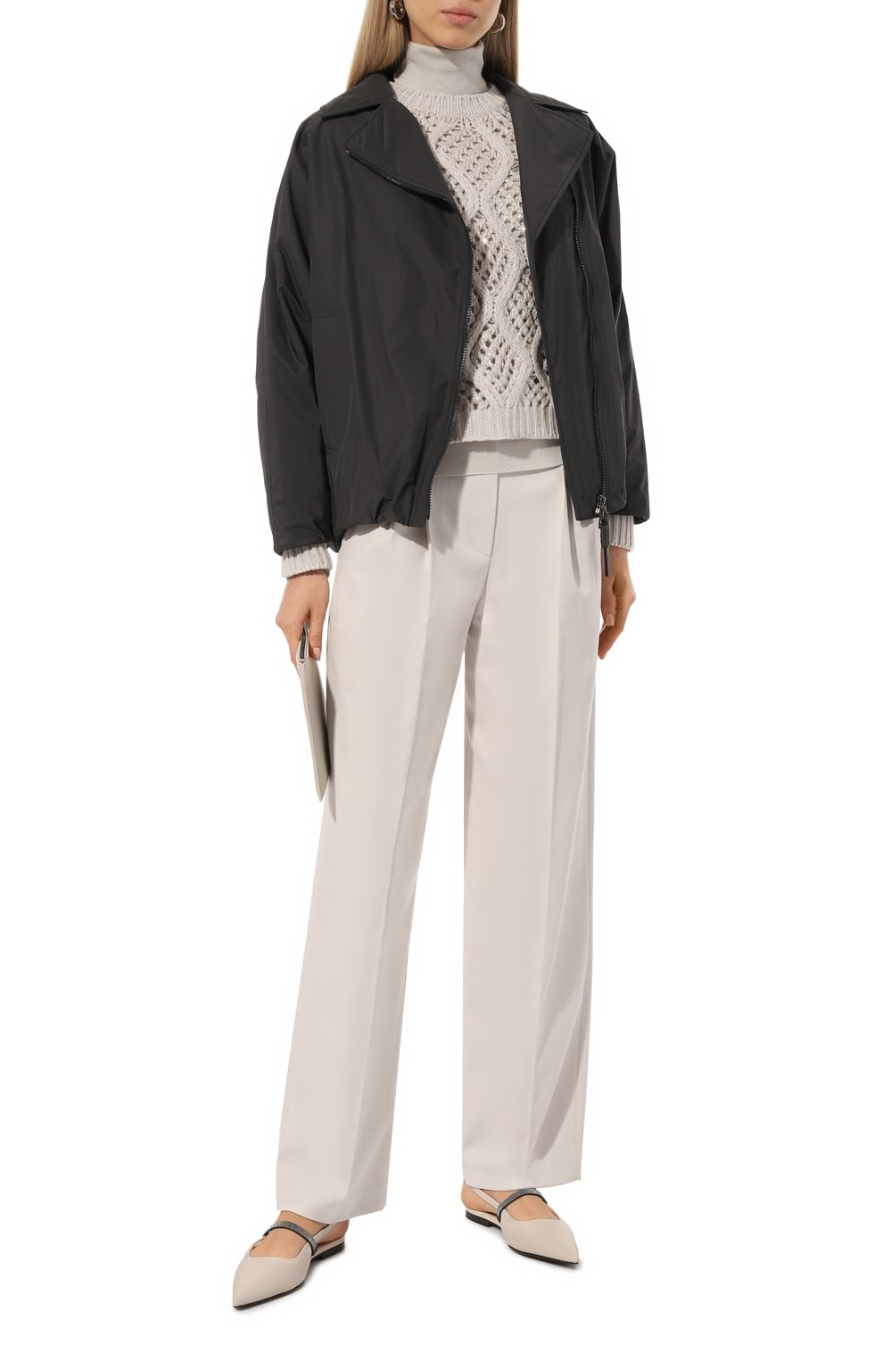 Хлопковые брюки BRUNELLO CUCINELLI, арт. MA126P8759, фото 2