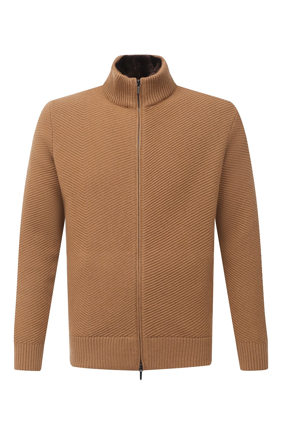 Кашемировый кардиган с меховой отделкой LORO PIANA, арт. FAL2789, фото 1