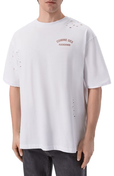 Хлопковая футболка COMME DES FUCKDOWN, арт. CFABM01923, фото 3