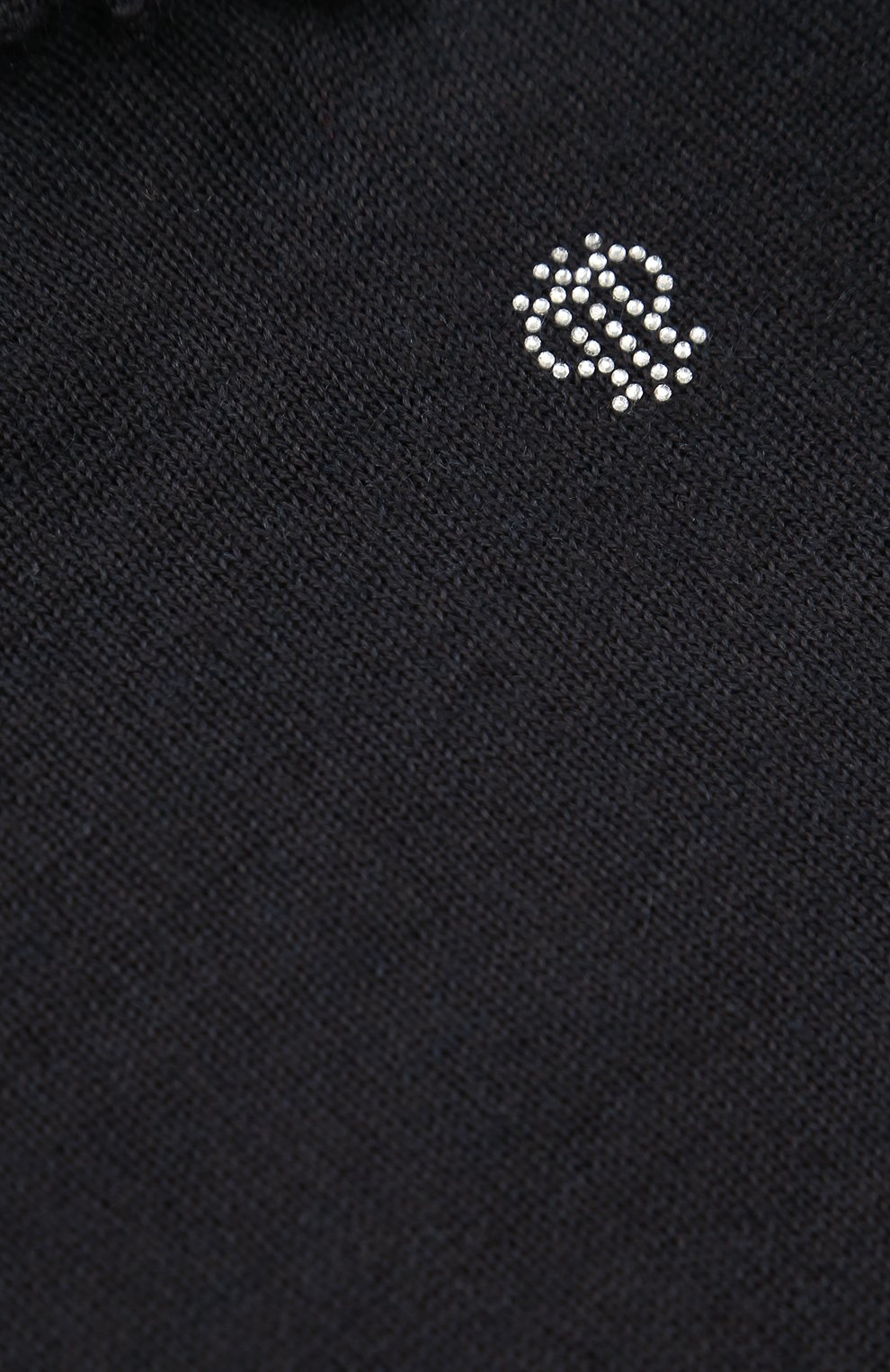 Пуловер джерси с оборками и логотипом бренда из страз I PINCO PALLINO, арт. 1702128005/07522/8-10, фото 3