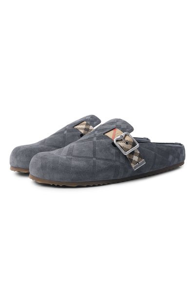 Мужские замшевые сабо urchin BURBERRY, арт. 8123029