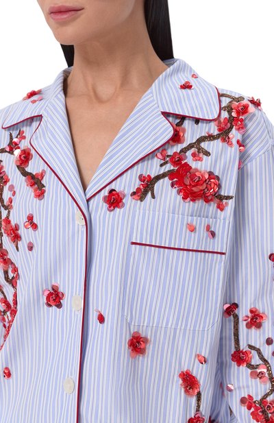 Рубашка из хлопка и шелка DOLCE & GABBANA, арт. F5U41Z/GDDR0, фото 5
