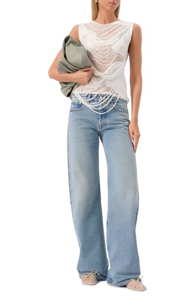 Текстильные балетки anatomic numeric MM6, арт. S59WZ0101/P7138, фото 3