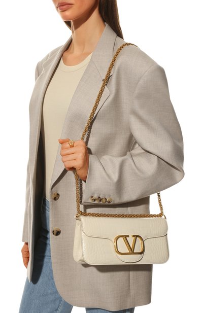 Сумка locò из кожи аллигатора VALENTINO, арт. XW0B0K30/WEU/AMIS, фото 2