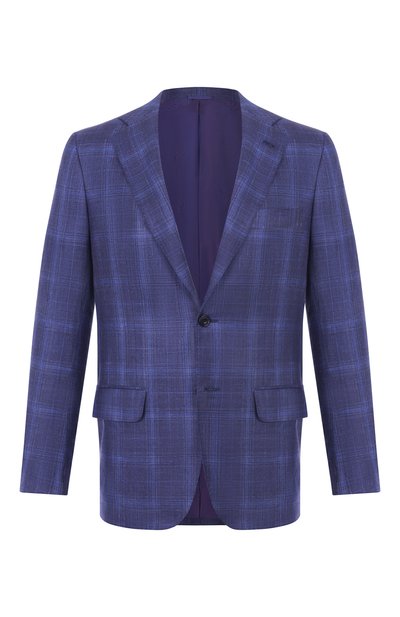 Мужской пиджак из кашемира и шелка KITON, арт. UG81K0640E11