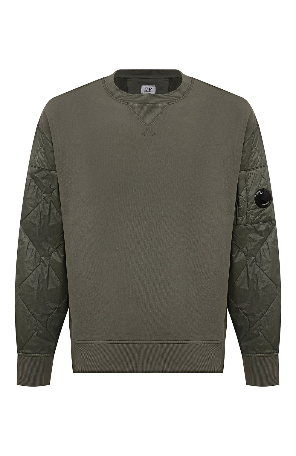 Комбинированный свитшот C.P. COMPANY, арт. 17CMSS003A005835M, фото 1