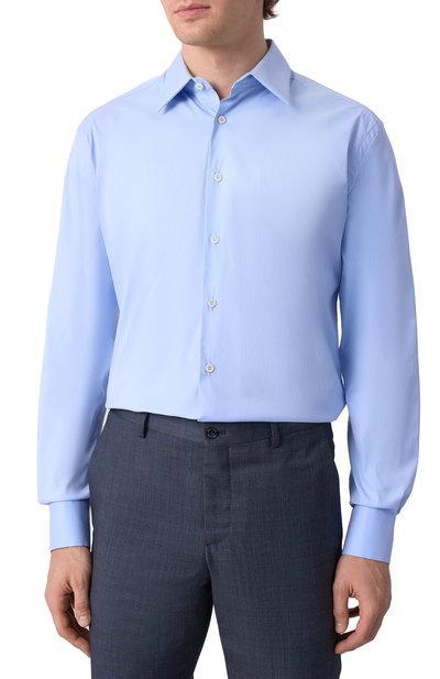 Хлопковая сорочка PRADA, арт. UCM473-F62-F0012, фото 3