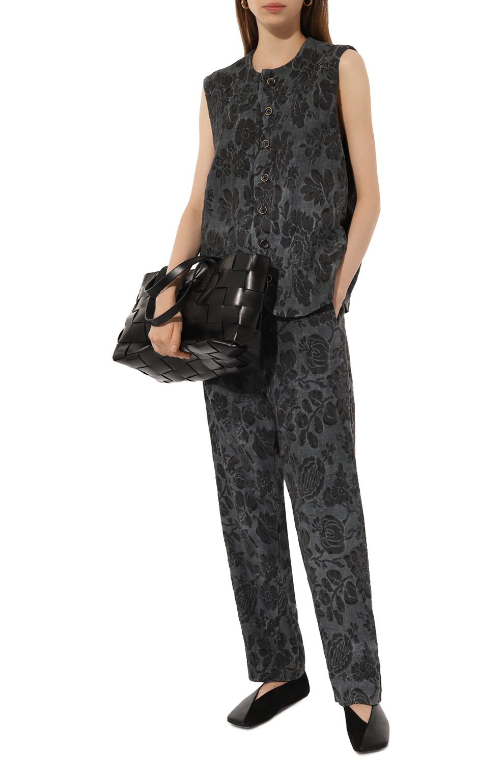 Брюки изо льна и хлопка UMA WANG, арт. UM3514, фото 2