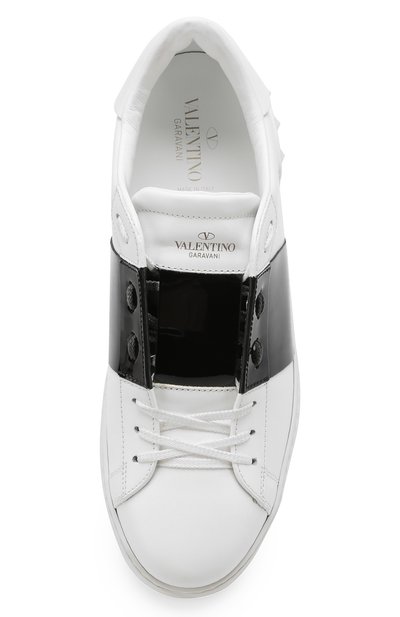 Кожаные кеды open VALENTINO черного цвета по цене 51300 руб., арт. MY0S0830/TCQ, фото 5 Кожаные кеды open VALENTINO, арт. MY0S0830/TCQ, фото 5