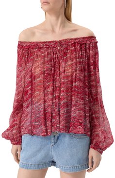 Блузка из вискозы ISABEL MARANT ETOILE, арт. 25PHT0346FB-C1J07E, фото 3