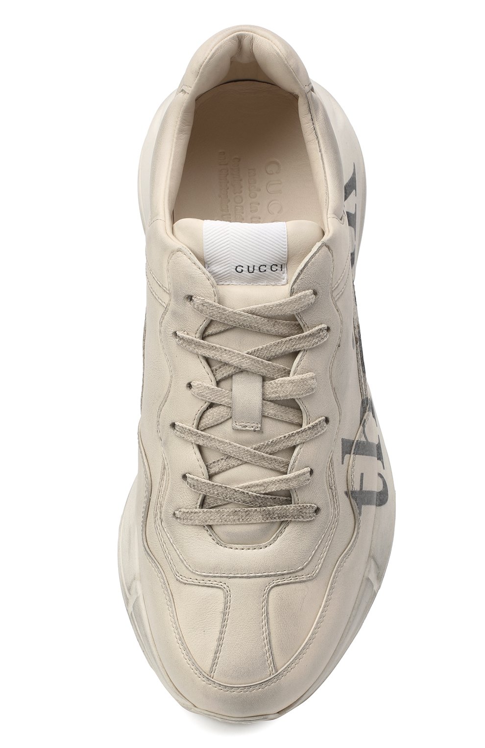 Кожаные кроссовки rhyton GUCCI, арт. 636343/A9L00, фото 5