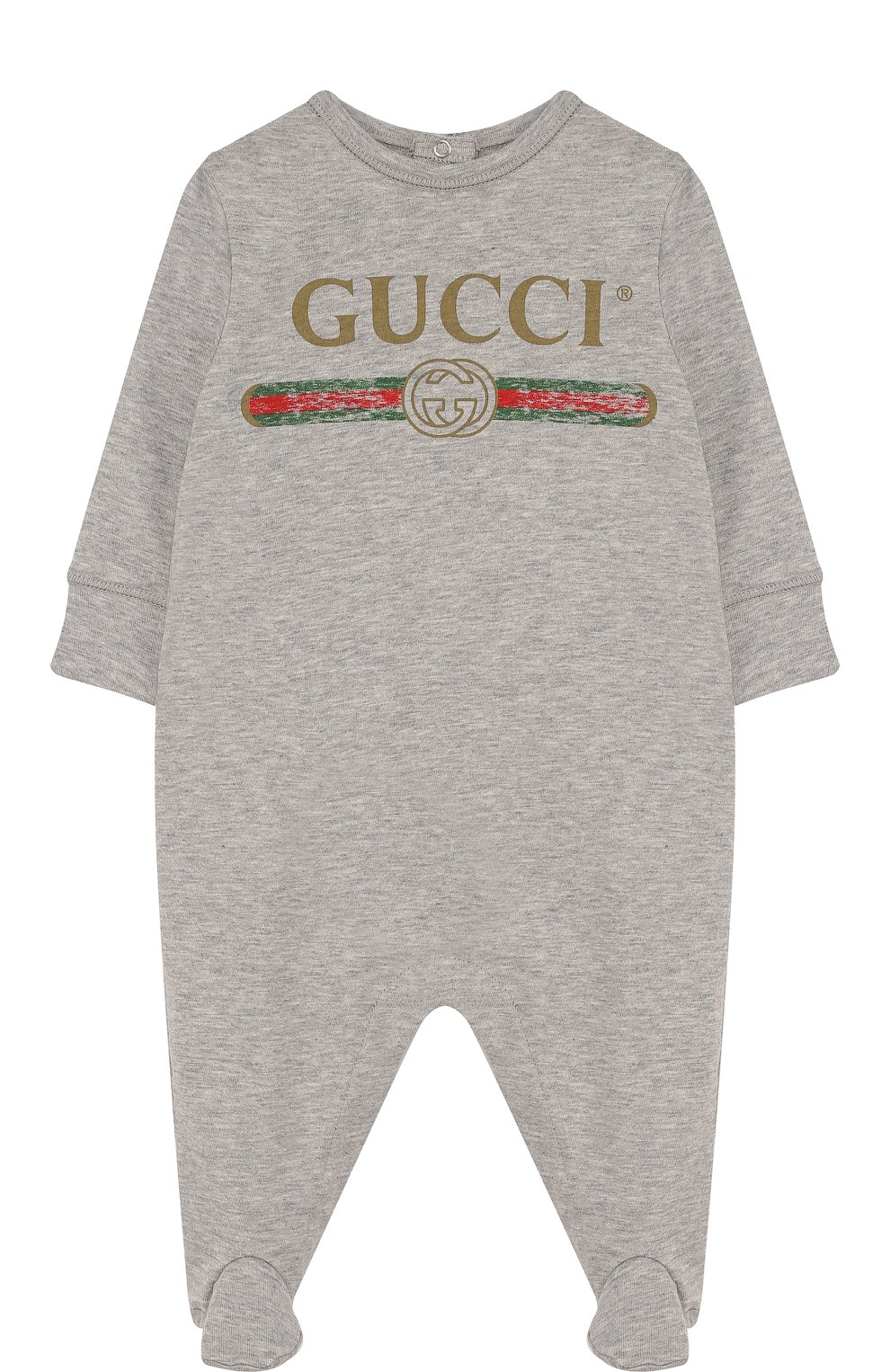 Хлопковая пижама с логотипом бренда GUCCI, арт. 504123/X3L64, фото 1