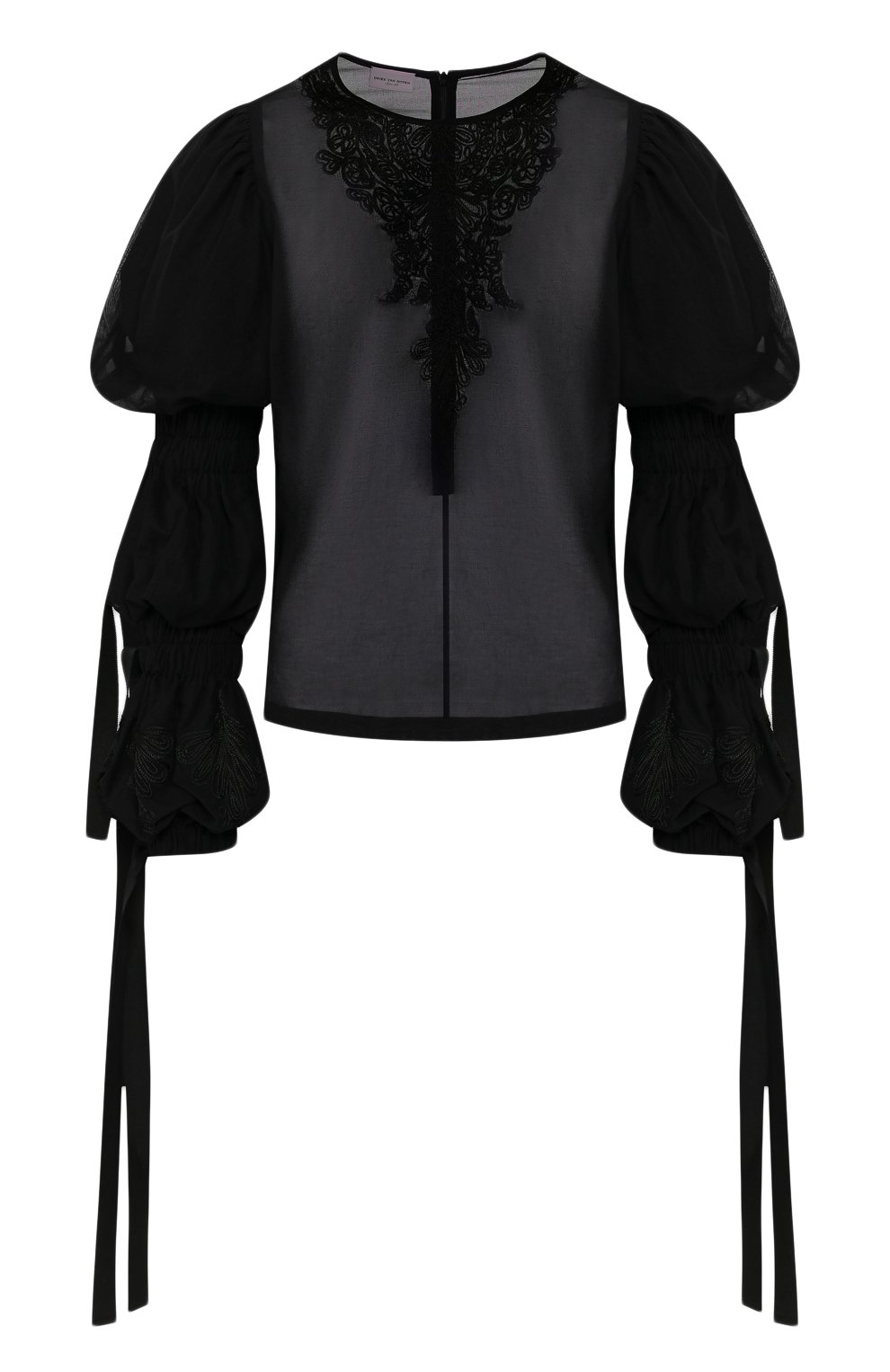 Хлопковая блузка DRIES VAN NOTEN, арт. 201-18607-9108, фото 1
