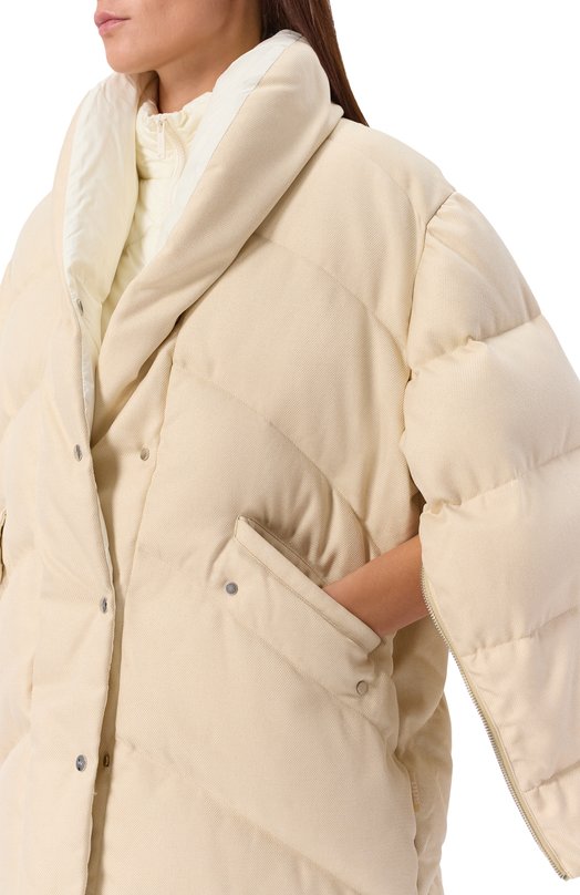 Пуховик Add 12AWHJ44R Кремовый  12AWHJ44R Фото 5