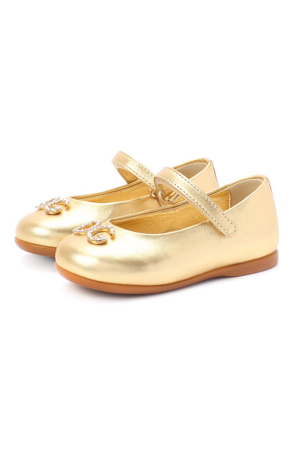 Кожаные балетки DOLCE & GABBANA, арт. D20057/A6C66, фото 1