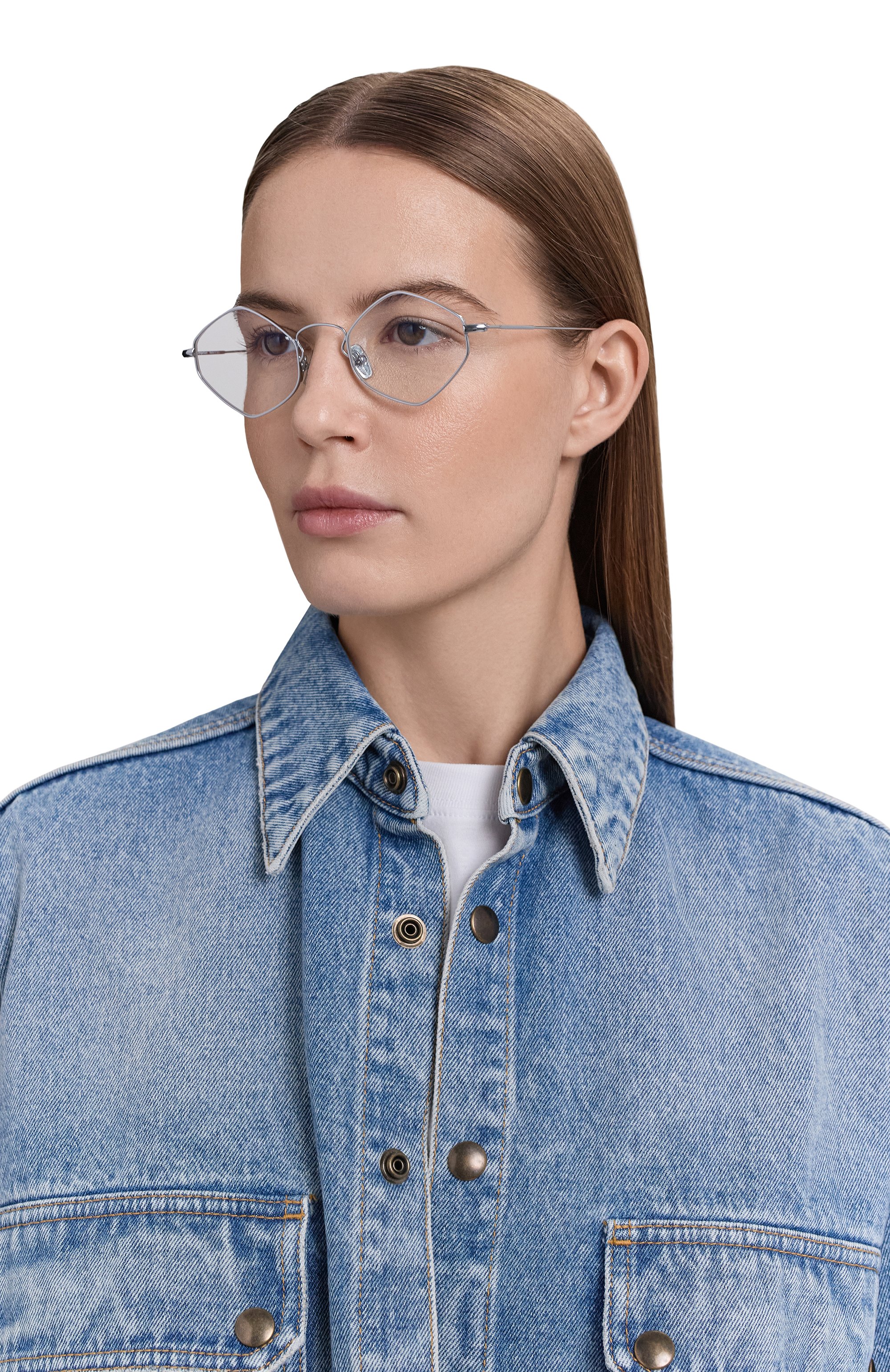 Оправа EYEPETIZER серебряного цвета по цене 20850 руб., арт. AMELIE 1 0PT, фото 3 Оправа EYEPETIZER, арт. AMELIE 1 0PT, фото 3