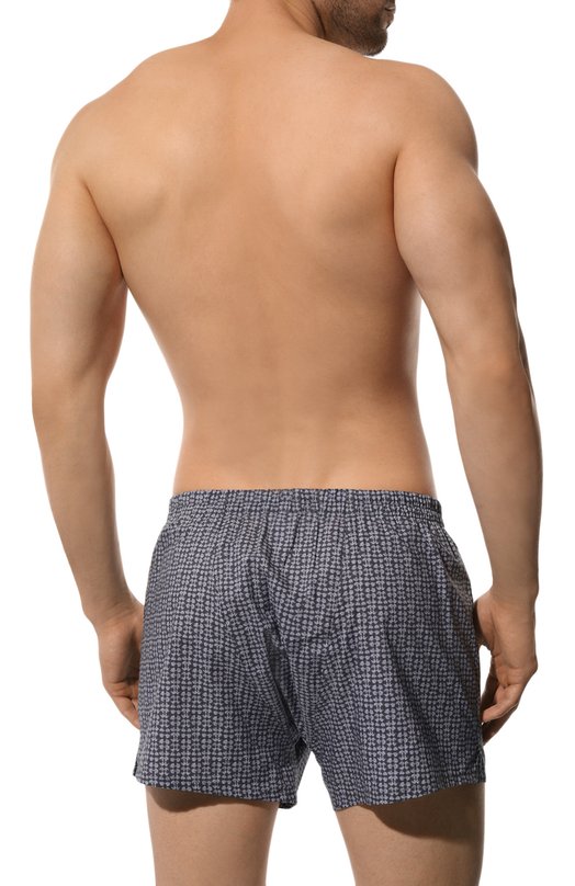 Хлопковые боксеры Zimmerli 4700-27200 Синий  4700-27200 Фото 3